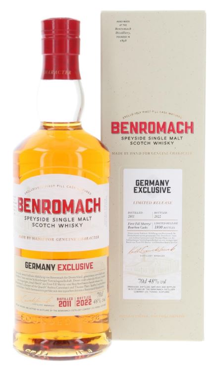 Benromach Germany Exclusive - Batch 2 2011/2022 48 % Vol. 0,7l