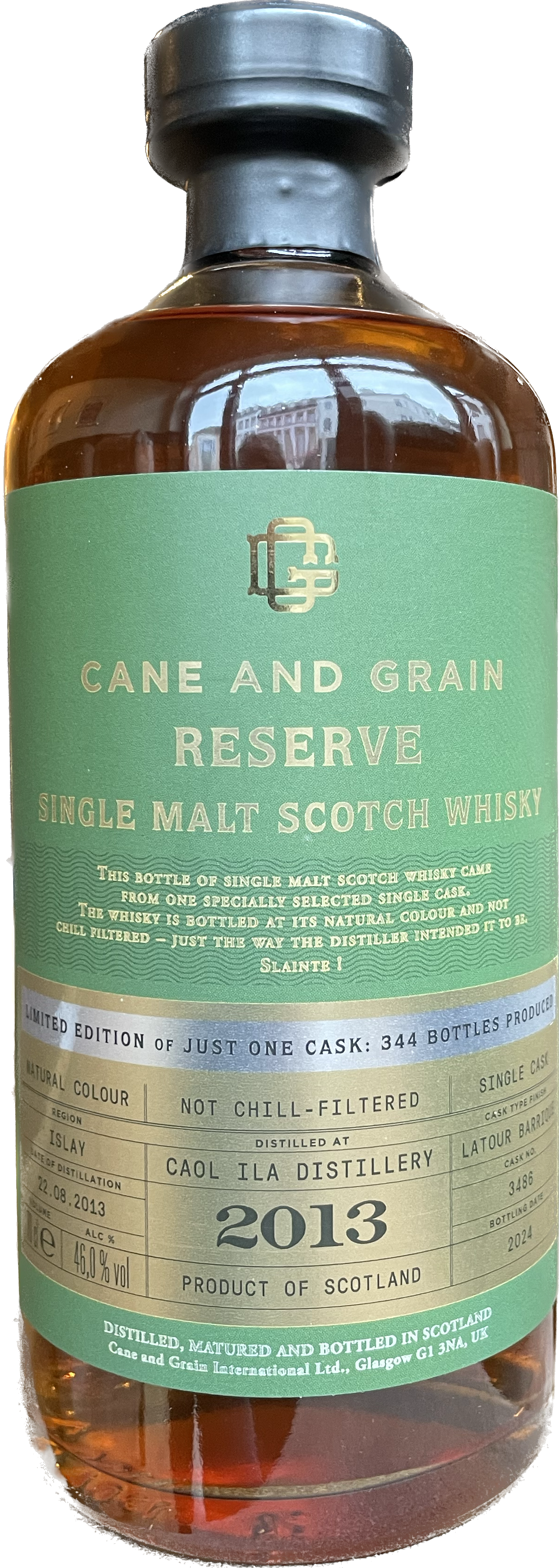 Cane and Grain Caol Ila, 11 years Latour Barrique, 0,7Liter, 46% Vol.