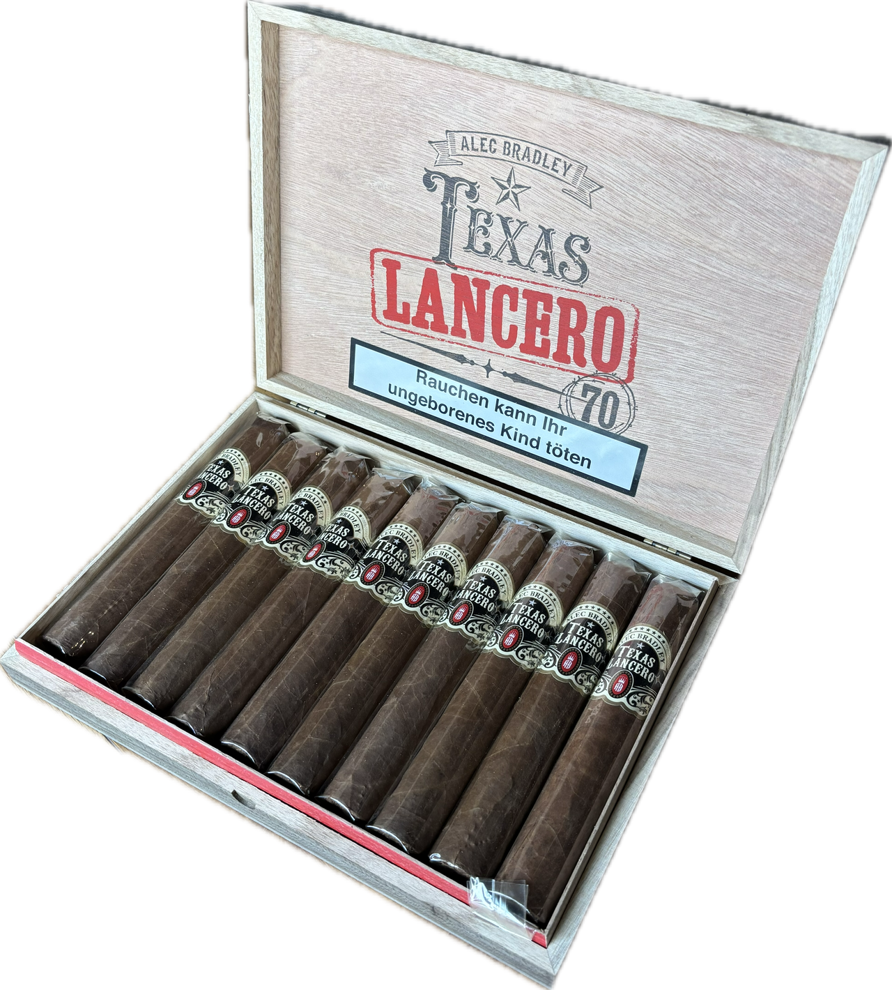 Kiste Naturholz innen, außen lackiert