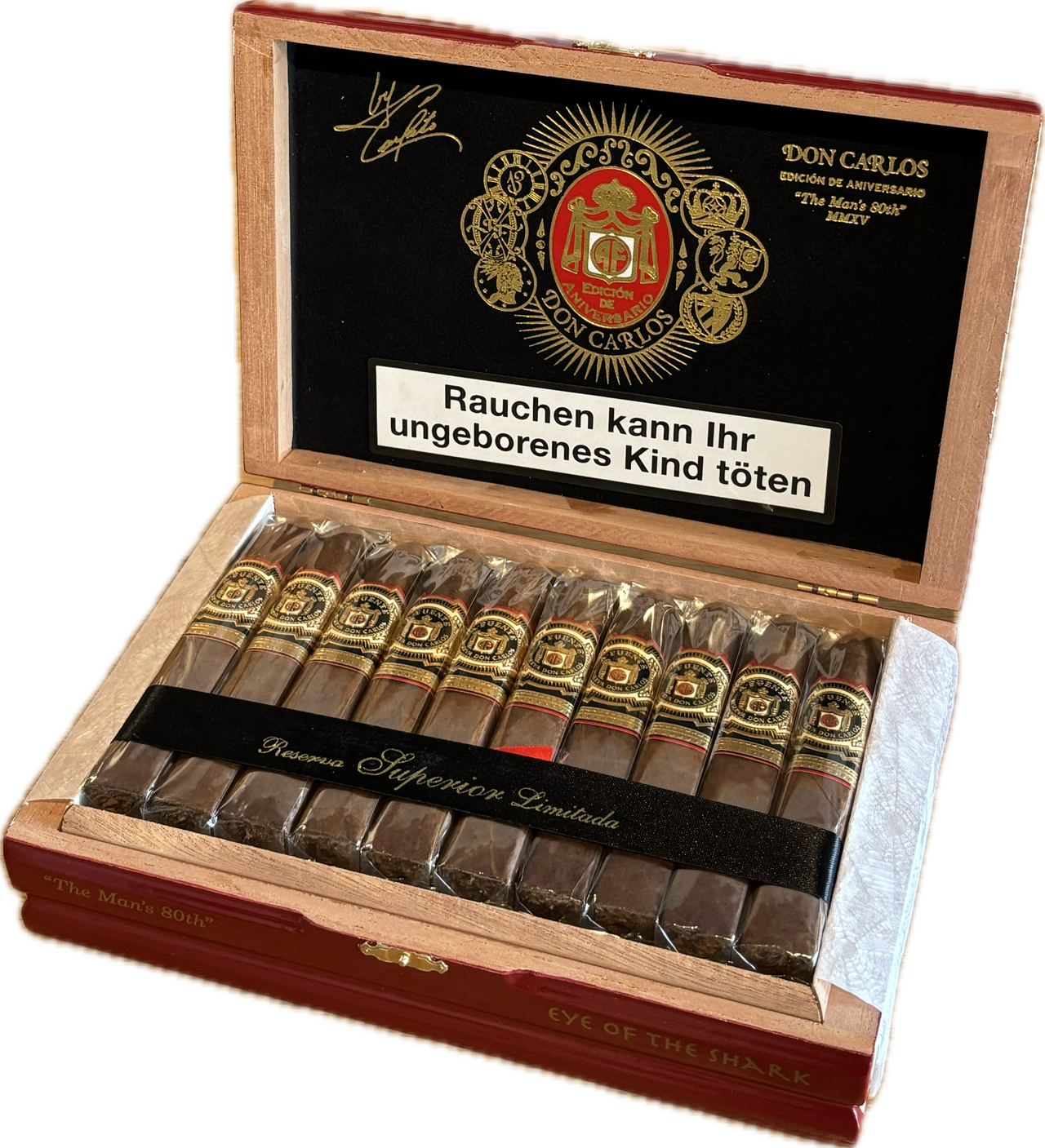 Arturo Fuente Don Carlos The Man´s 80th Eye of the Shark