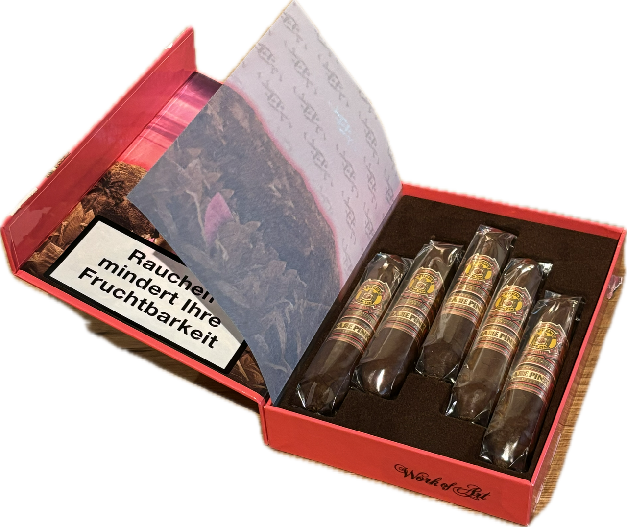 Arturo Fuente Rare Pink Vintage 1960´s Series Work of Art