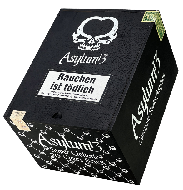 Asylum Cigars 13 Super Eighty 80 x 8