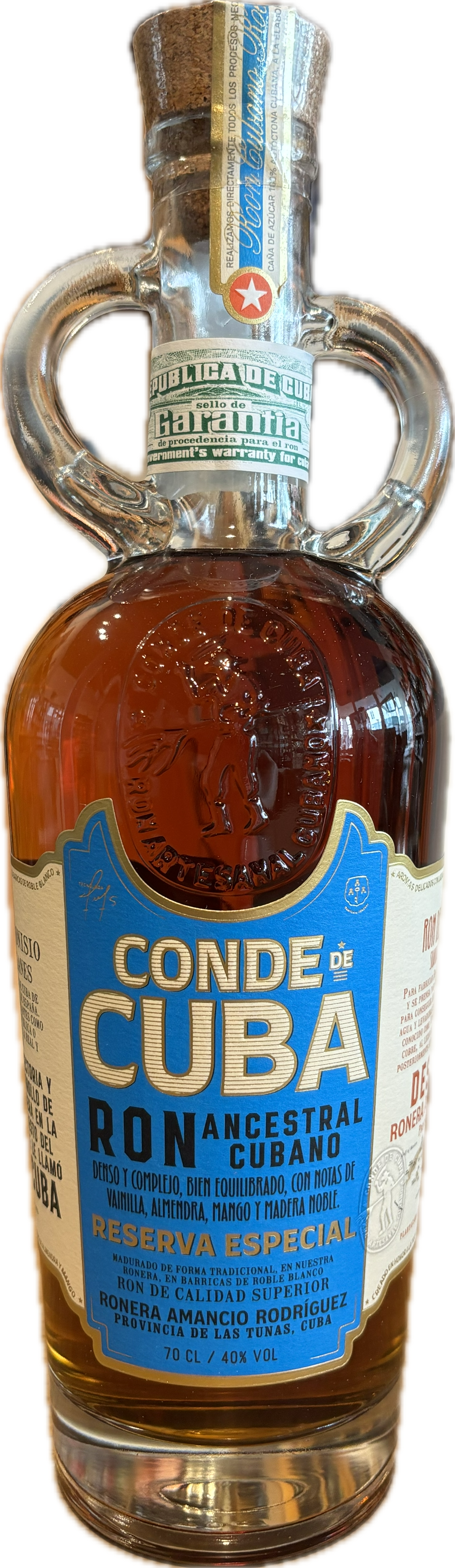 Conde de Cuba Reserva Especial (ehemals 11 Anos) 0,7l, 40% Vol.