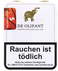 Thumbnail for De Olifant Modern Zigarillos Giant Cigarillos - SUMATRA (5er)
