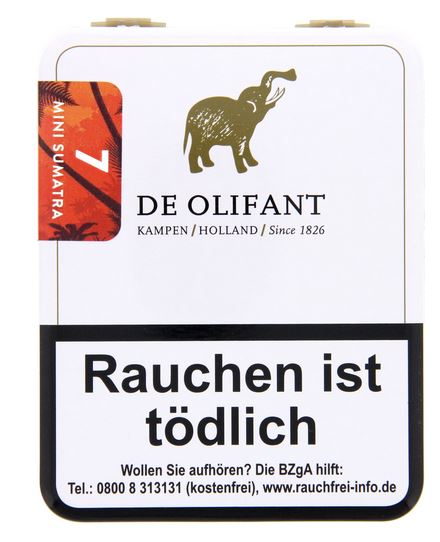 De Olifant Modern Zigarillos Mini Cigarillos - SUMATRA (7er)