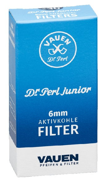 Dr. Perl Aktivkohlefilter Junior Carbon Filter 6mm Juslim, 30 Stück
