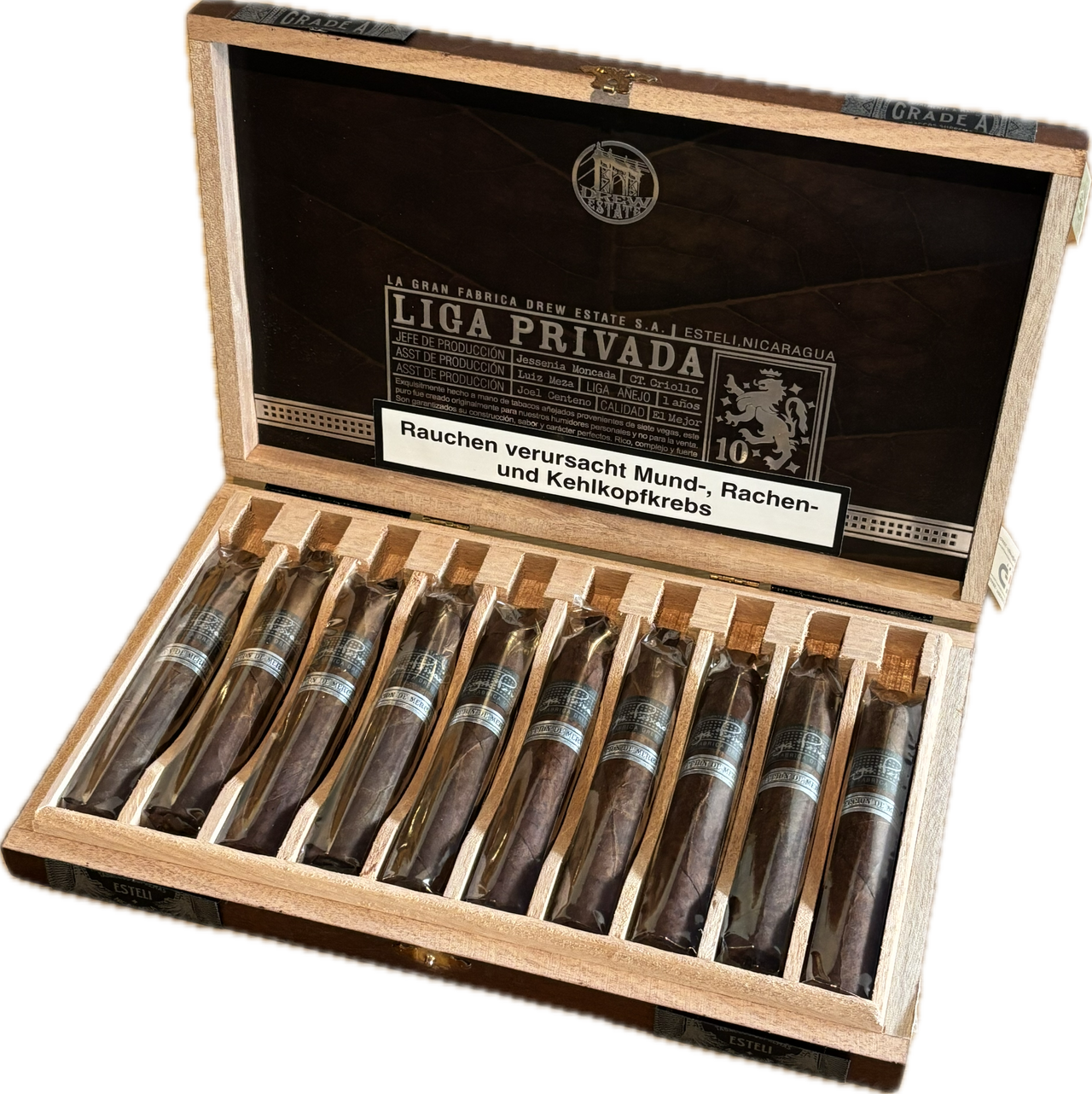 Drew Estate Liga Privada 10 Aniversario Seleccion de Mercado Robusto