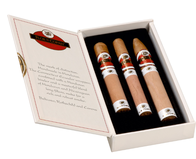 Flor de Copan Classic Sampler (Belicoso, Corona und Rothschild)