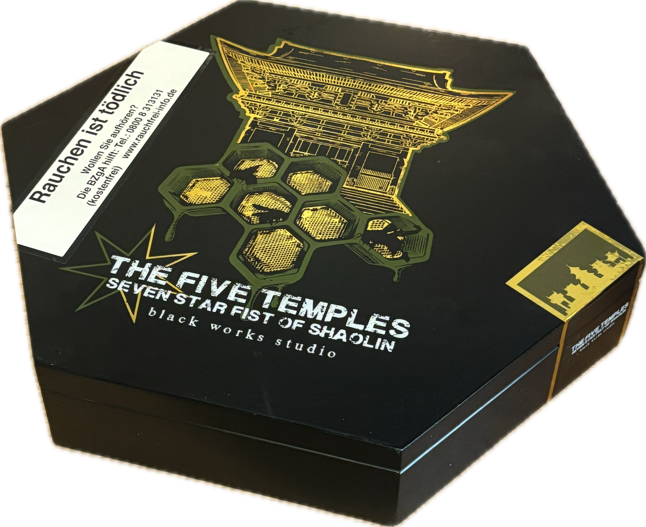 Black Works Studio The Five Temples Seven Star Fist of Shaolin Sampler (24 Zigarren)