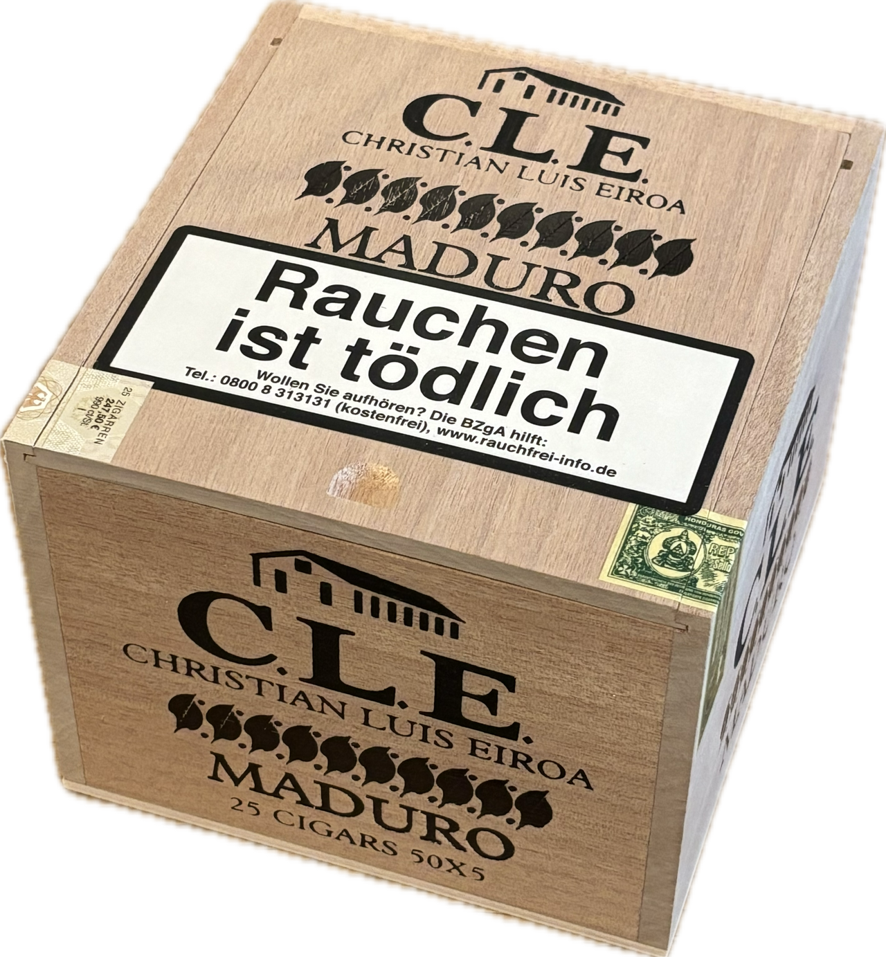 CLE Maduro Robusto kiste geschlossen