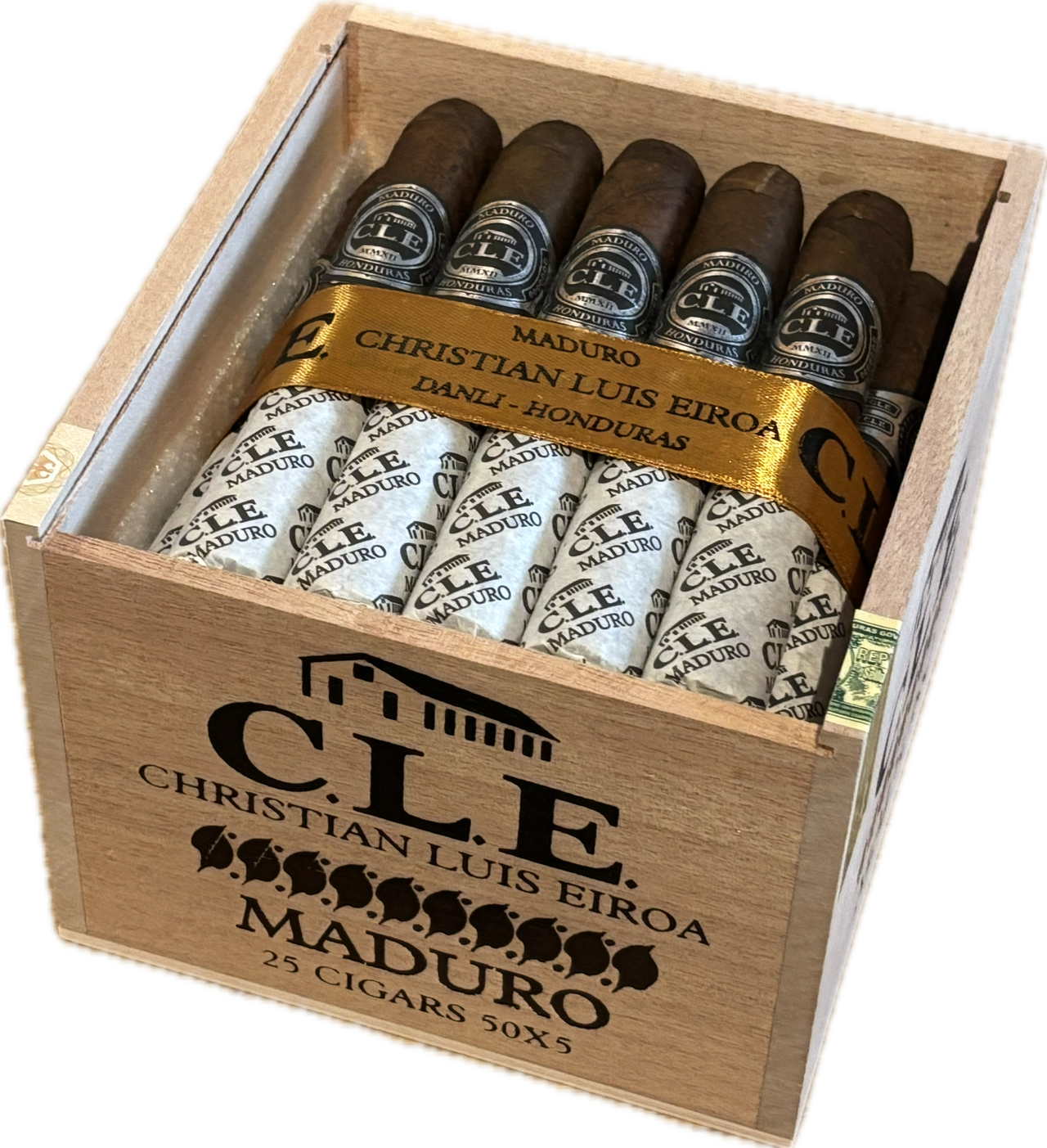 CLE Maduro Robusto Kiste offen