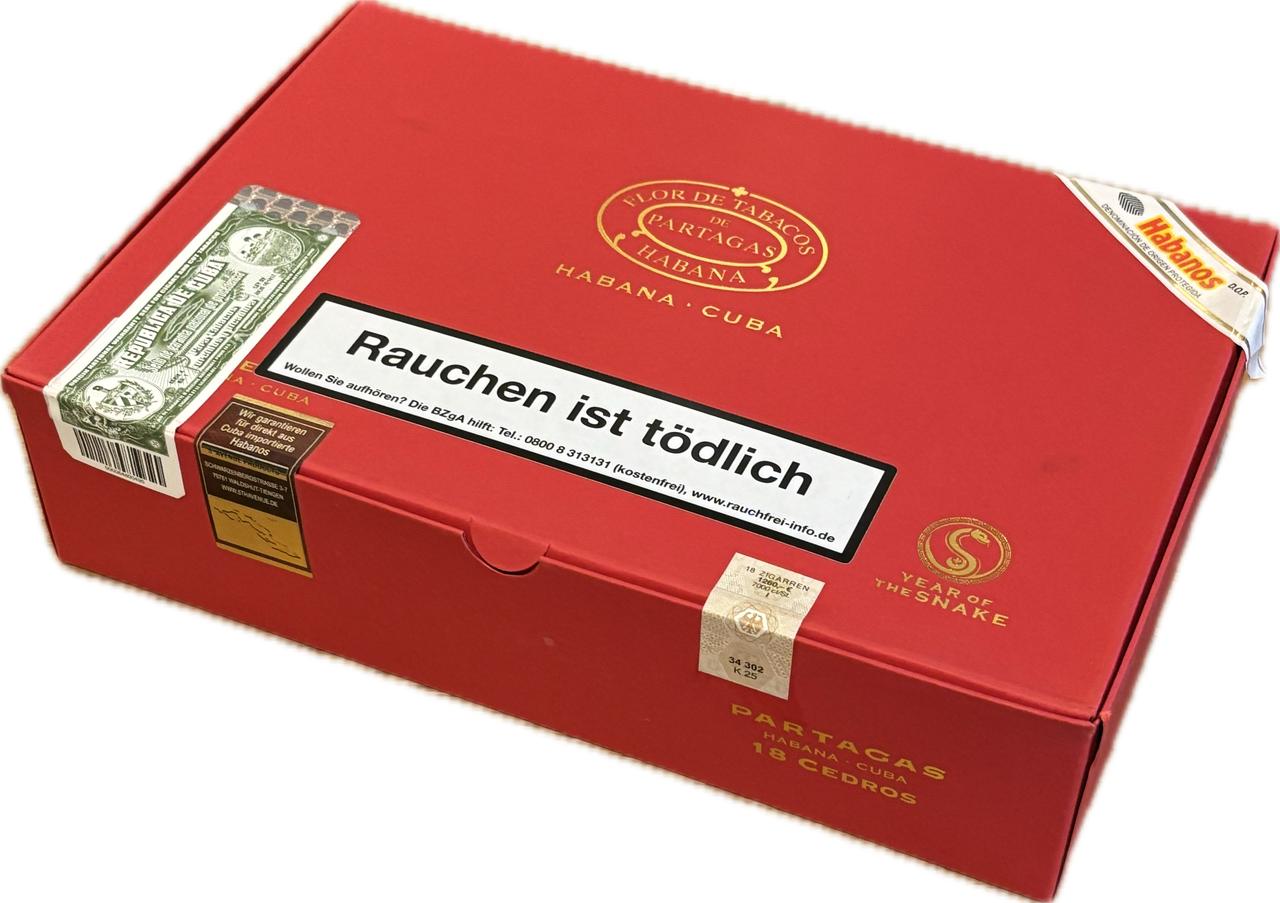 Partagas Year Of The Cedros Year of the Snake