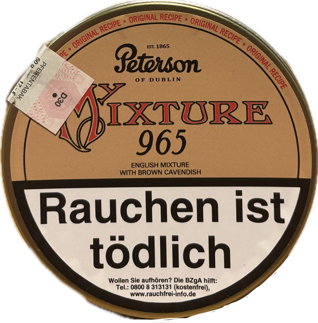 Peterson Mixture 965 50g Dose