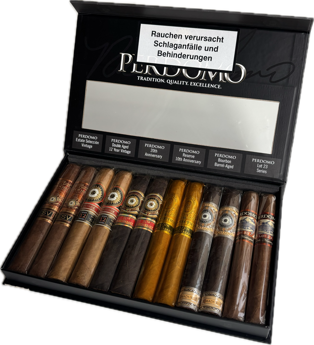 Perdomo Sampler Connoisseur Collection Award Winning 12er