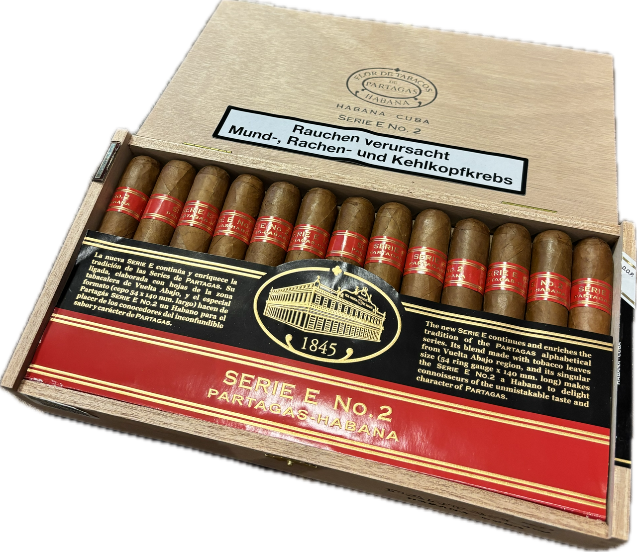 Partagas Serie E No.2 (max. 2 Stück pro Person)