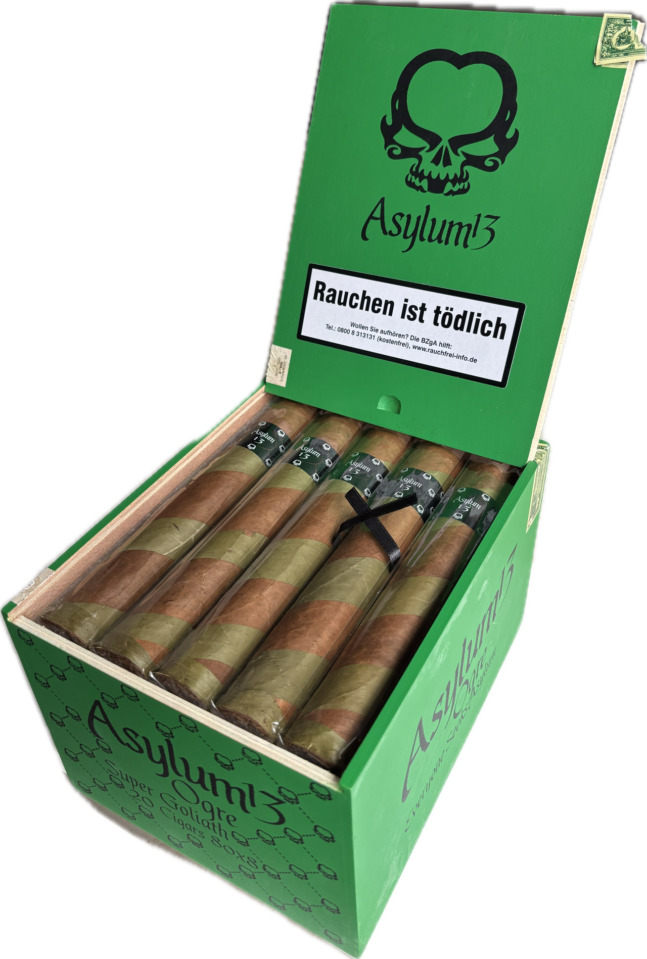 Asylum Cigars 13 Eighty 80 x 8 The Ogre