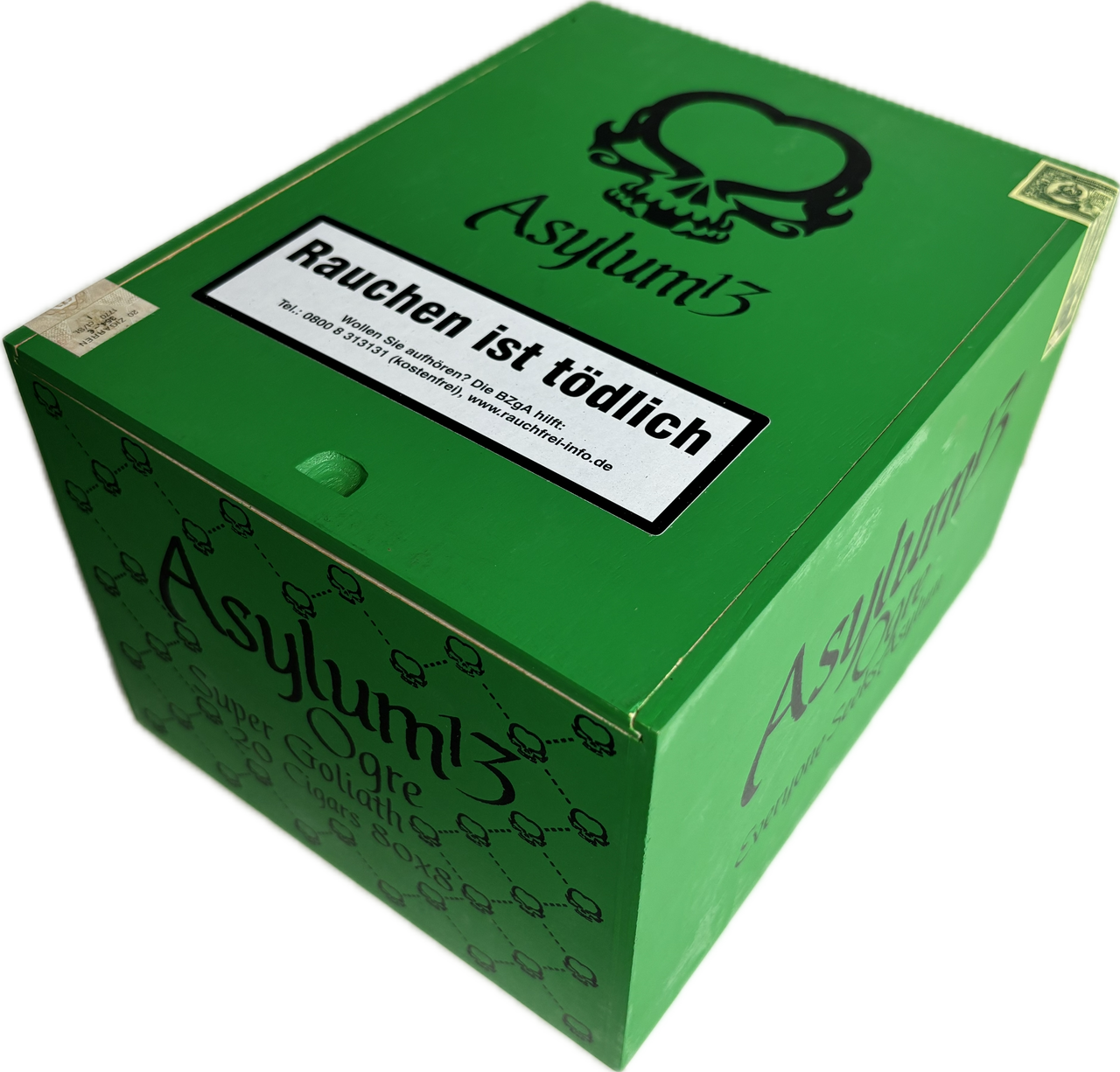 Asylum Cigars 13 Eighty 80 x 8 The Ogre