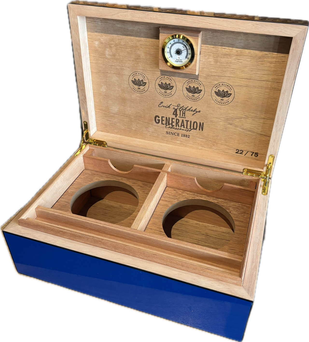 Erik Stokkebye Humidor für Pfeifentabak Nr 22/75