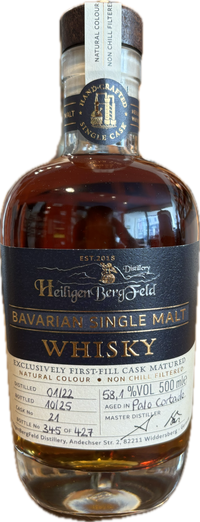 Thumbnail for Heiligen Berg Feld Bavarian Whisky, Palo Cortado, 0,5 Liter, 58,1% Vol.