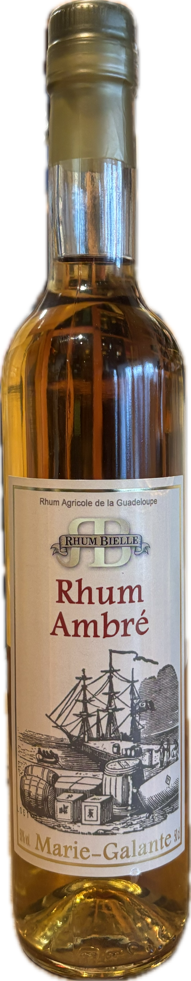 Rhum Bielle Ambré Marie-Galante 0,5l 50% Vol.