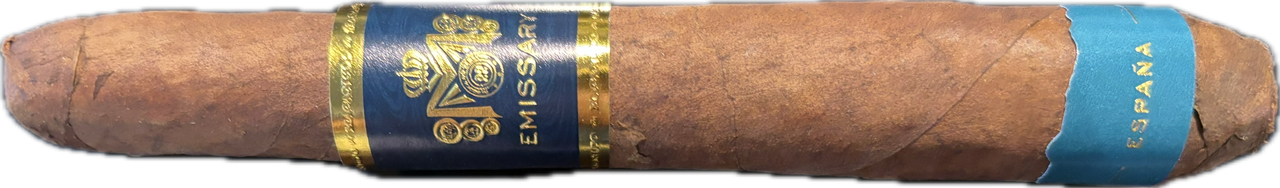 ungewöhnliche, trompetenförmige Zigarre, grüne Banderole