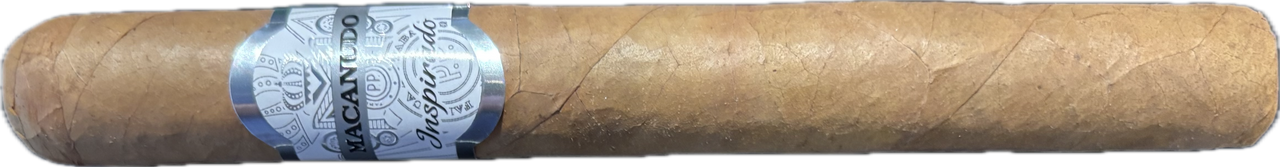 Zigarre helles Deckblatt, weiße Baderole, mittlere Länge