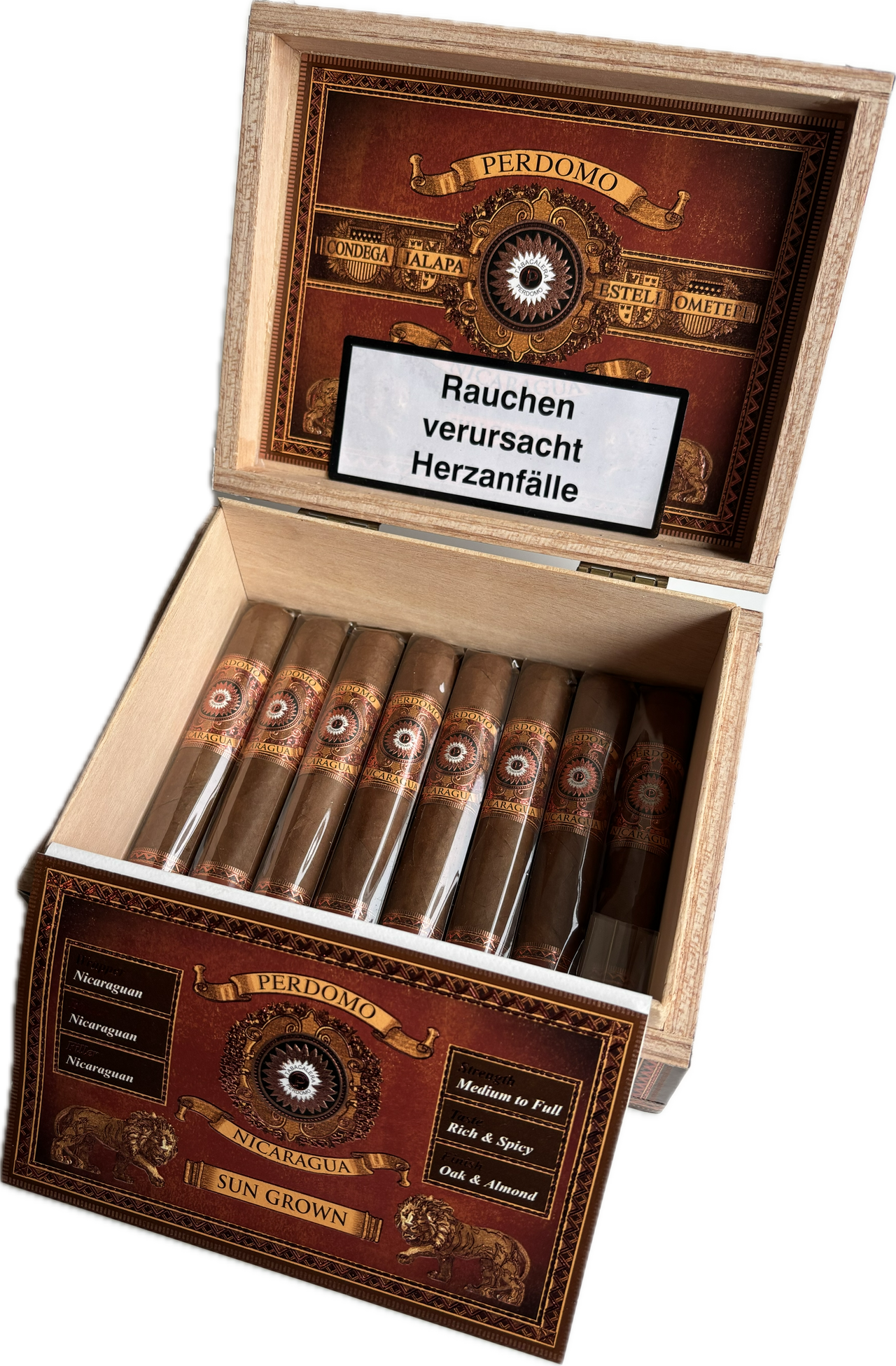 Perdomo Nicaragua Bourbon Barrel Aged (BBA) Robusto (Sun Grown)