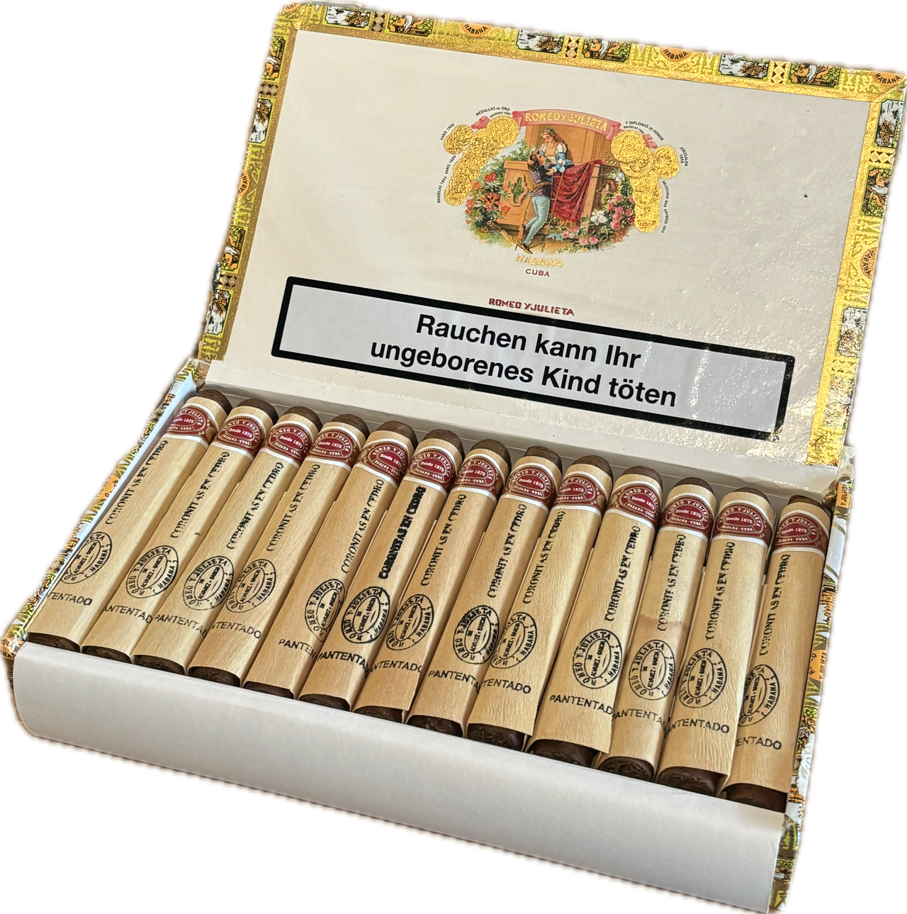 Romeo y Julieta Coronitas en Cedro