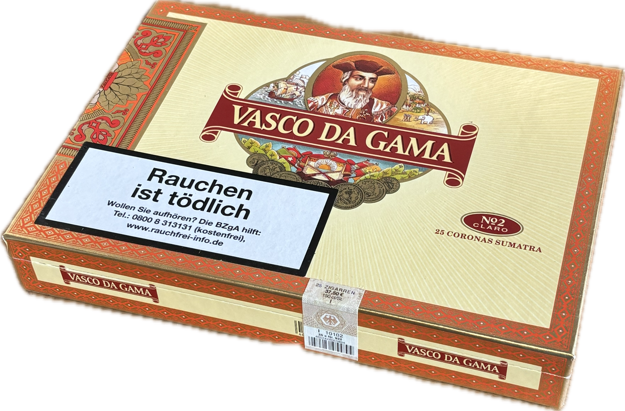 Vasco da Gama No. 2 Claro Sumatra (25er Schachtel)