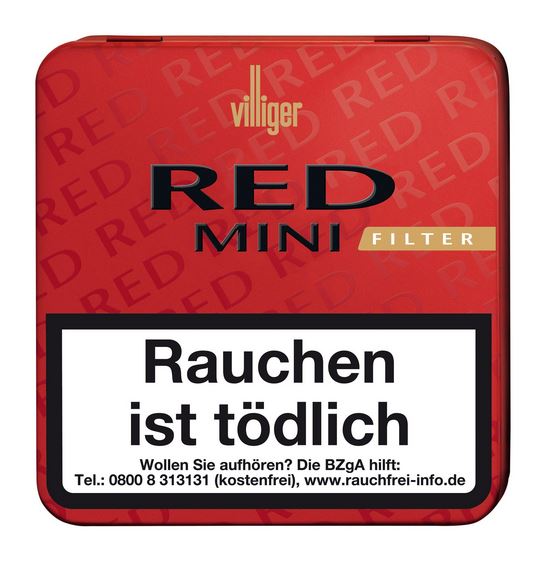 Villiger Red Mini Filter Zigarillos (ehemals Vanille) 20er