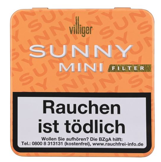 Villiger Sunny Mini Filter Zigarillos (Pfirsicharoma) 20er