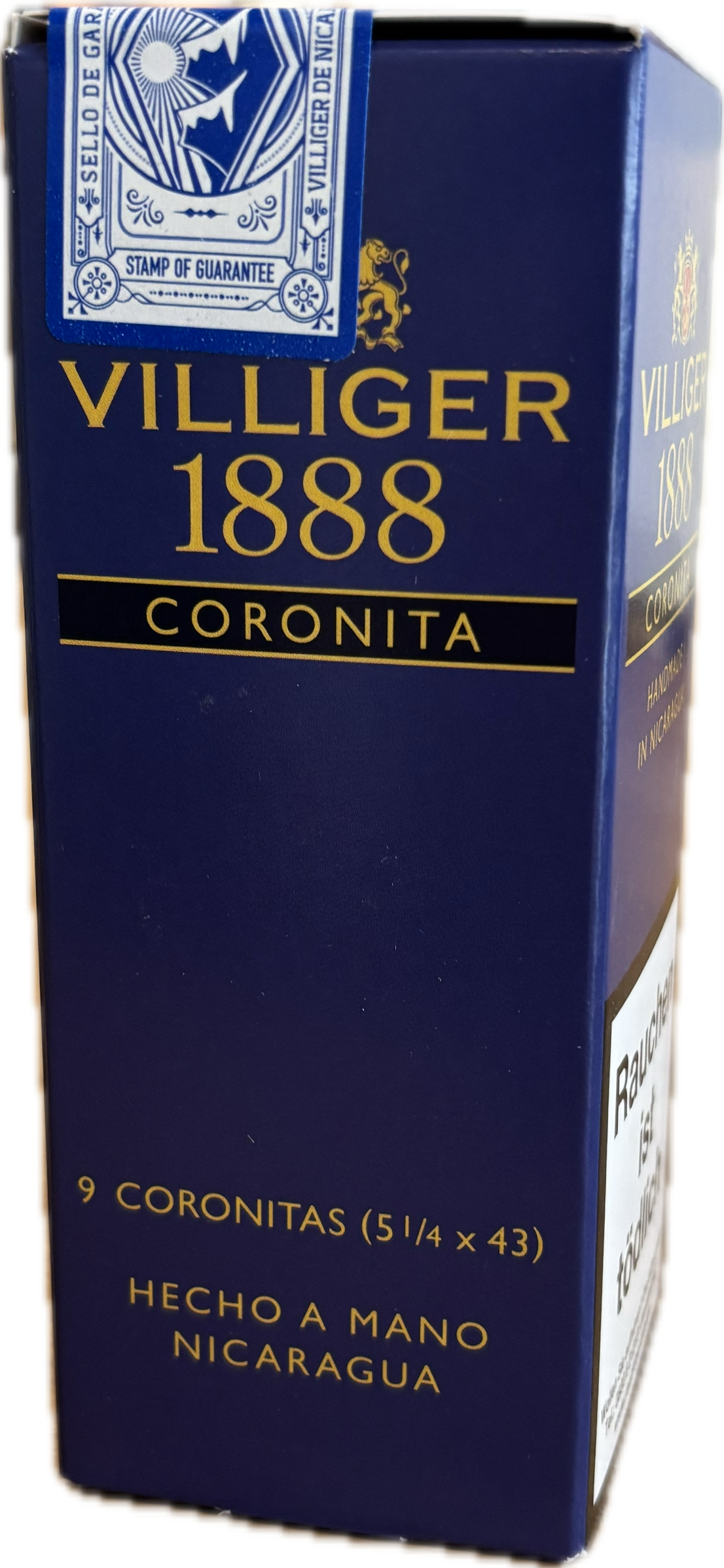 Villiger 1888 Nicaragua Coronita