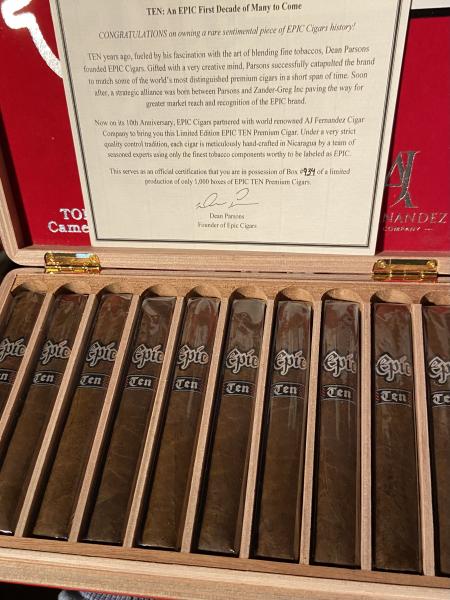 EPIC Ten Limited Edition Toro Boxpressed