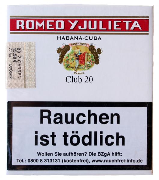 Romeo y Julieta Club 20 Stück